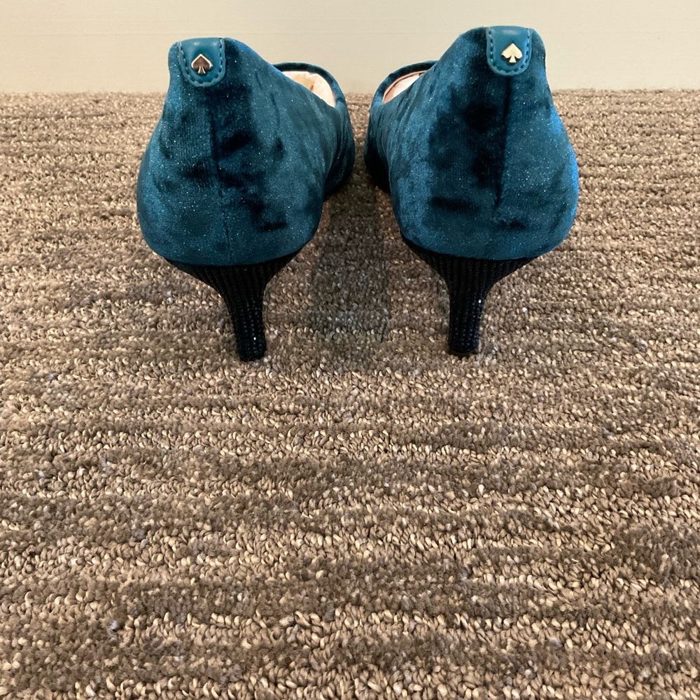 Kate Spade Crystalline Pump - Blue Velvet - Picture 3 of 8
